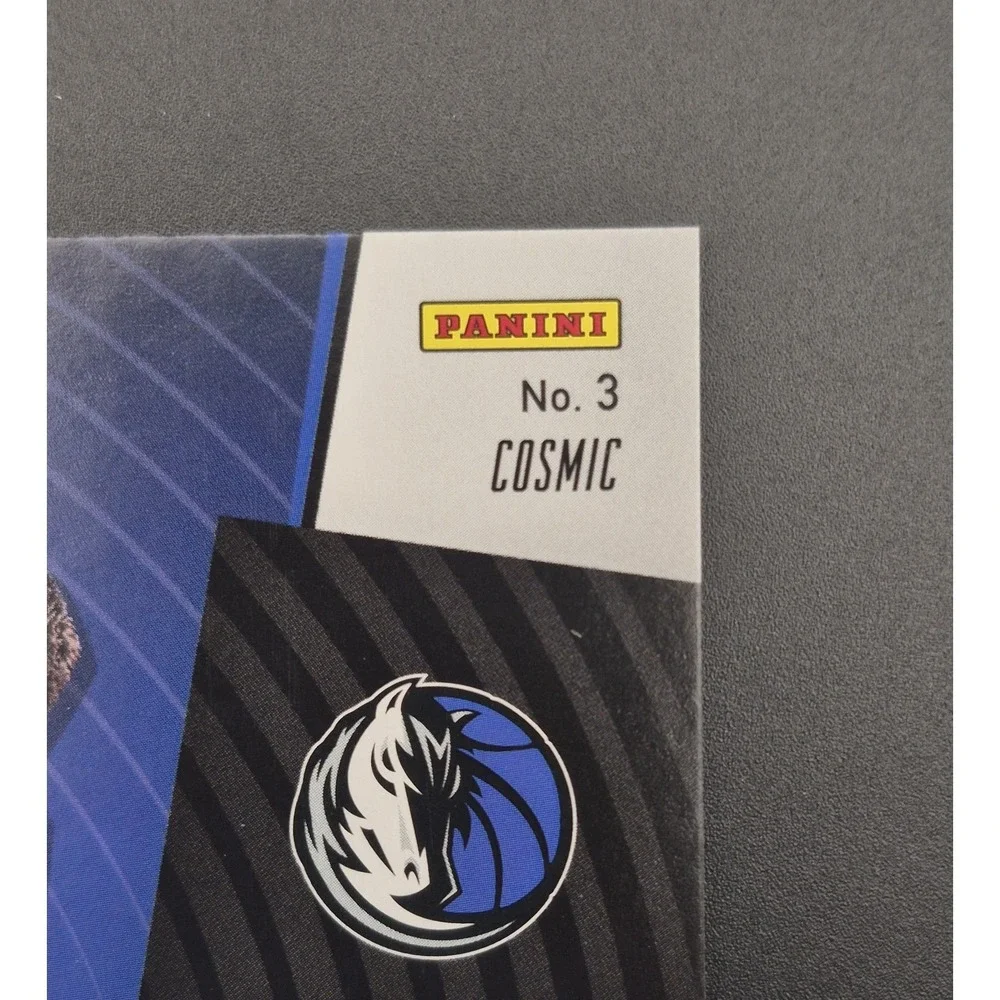 2022-23 Panini Revolution Luka Dončić #3  Shockwave Cosmic Blue /99 Mavs Lakers